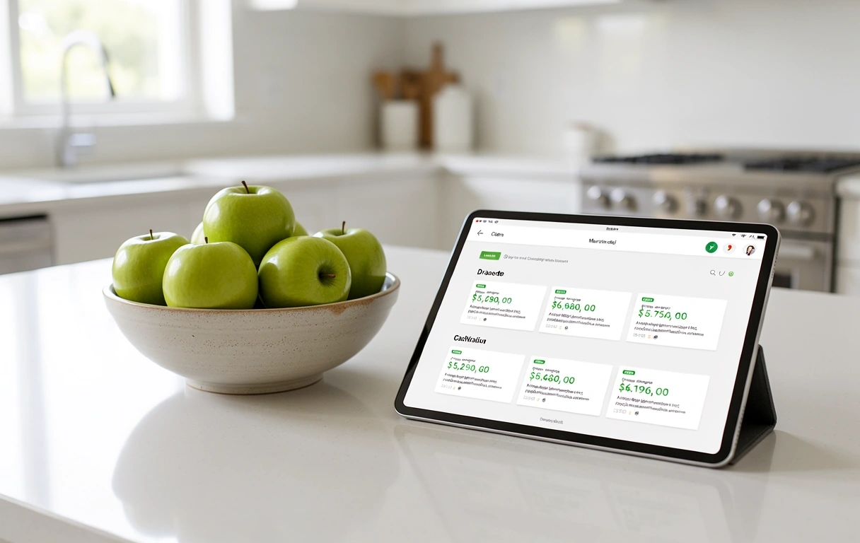 Gesunde Ernährung und digitale Planung